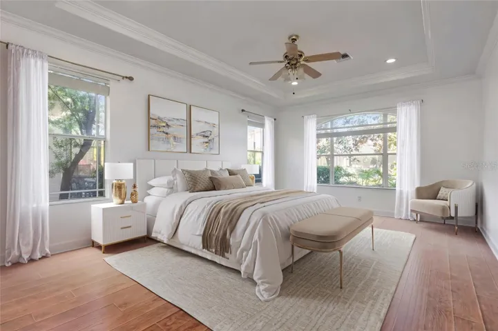 Virtually Staged-Primary Bedroom
