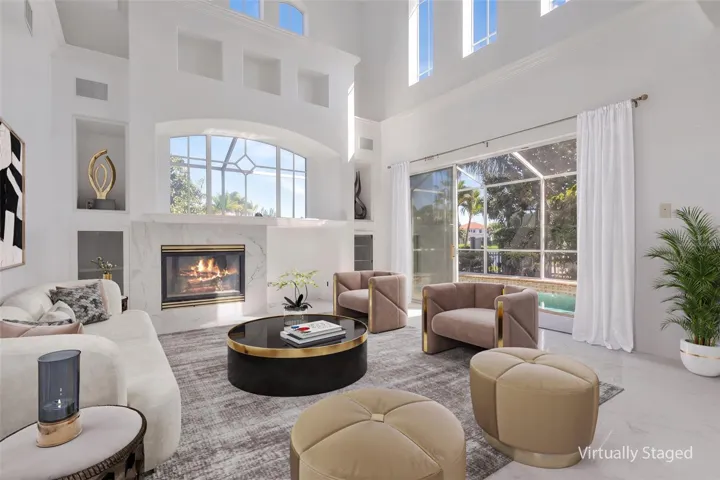 Virtually staged-Great Room