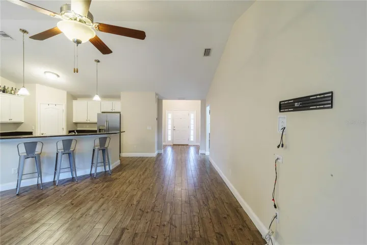 Great room and kitchen