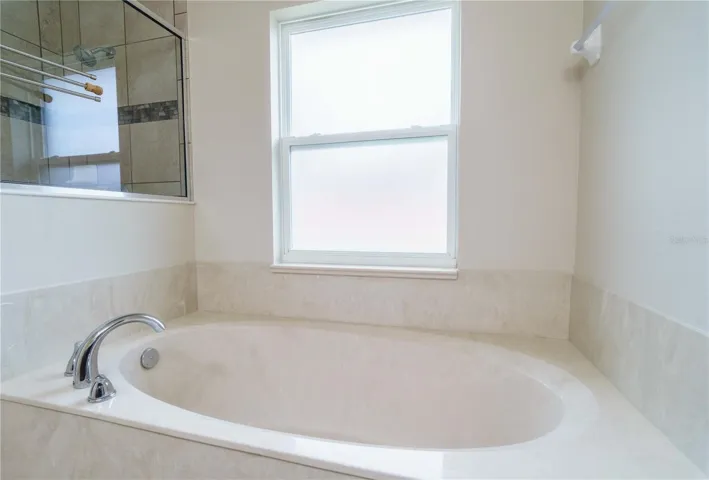 Primary bathroom garden tub