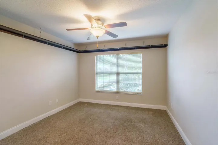 Guest bedroom 2 built in shelves
