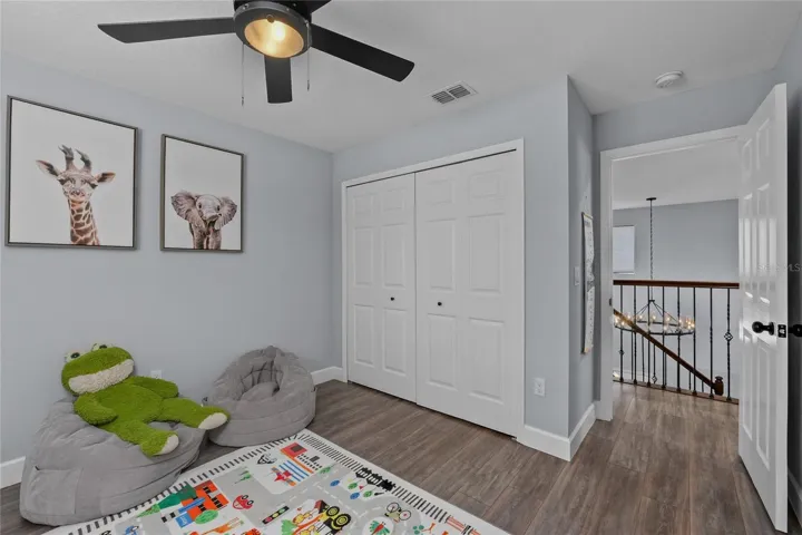 Bedroom 3 on the 2nd floor with a closet organizer
