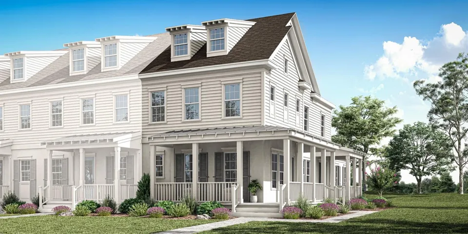Island Village at Celebration - Anna Maria Floorplan - Coastal Elevation - Architect's Rendering