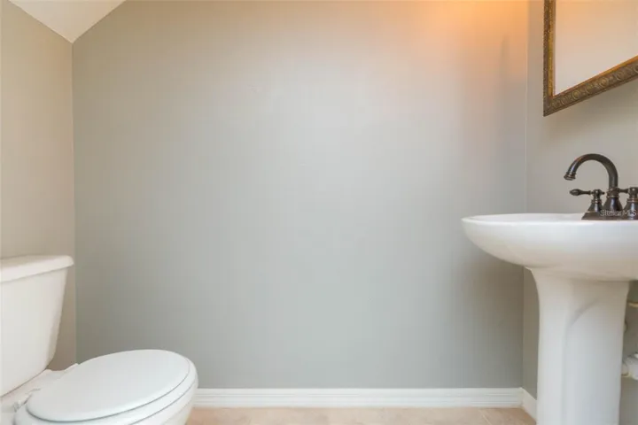 First powder room