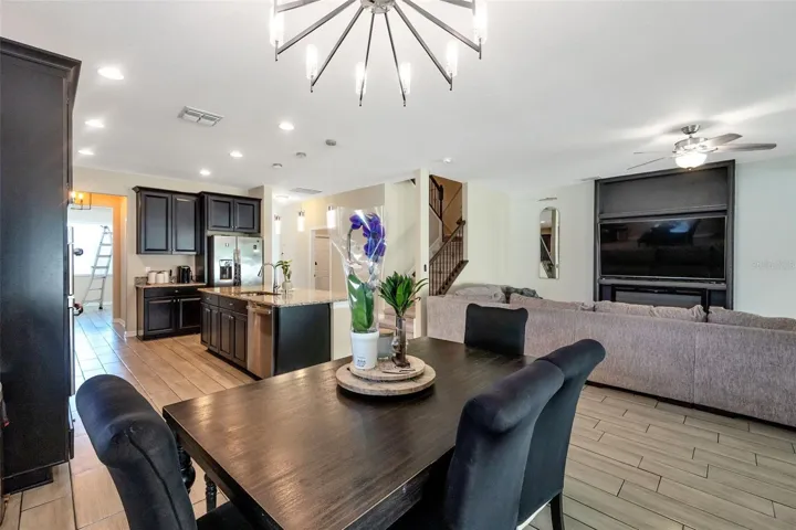 Kitchen and dining nook