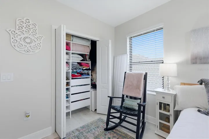 built in closets in every room
