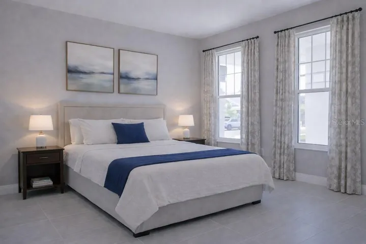 Staged 2nd Bedroom