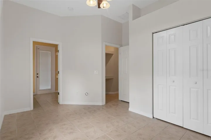 Bedroom Two has a large closet