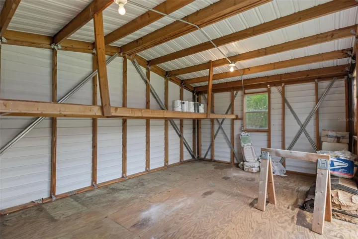 Inside of the Shed