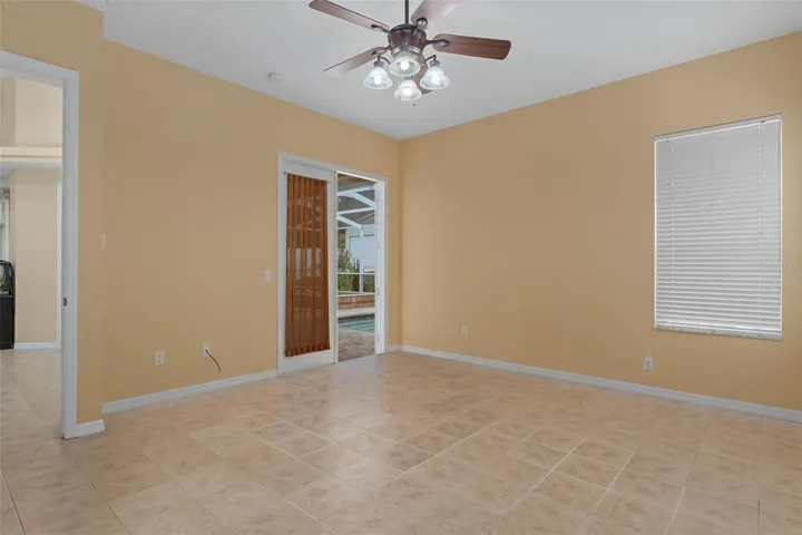 The Master Bedroom has french doors out to the Pool and Jacuzzi