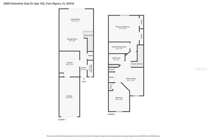 floor plan with approx. dimensions