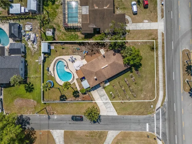 Aerial - Corner lot -0.29 acres
