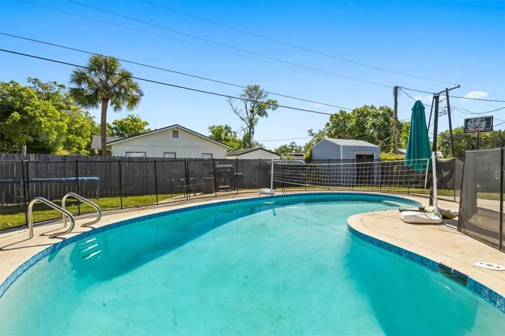 Pool/Privacy fenced backyard