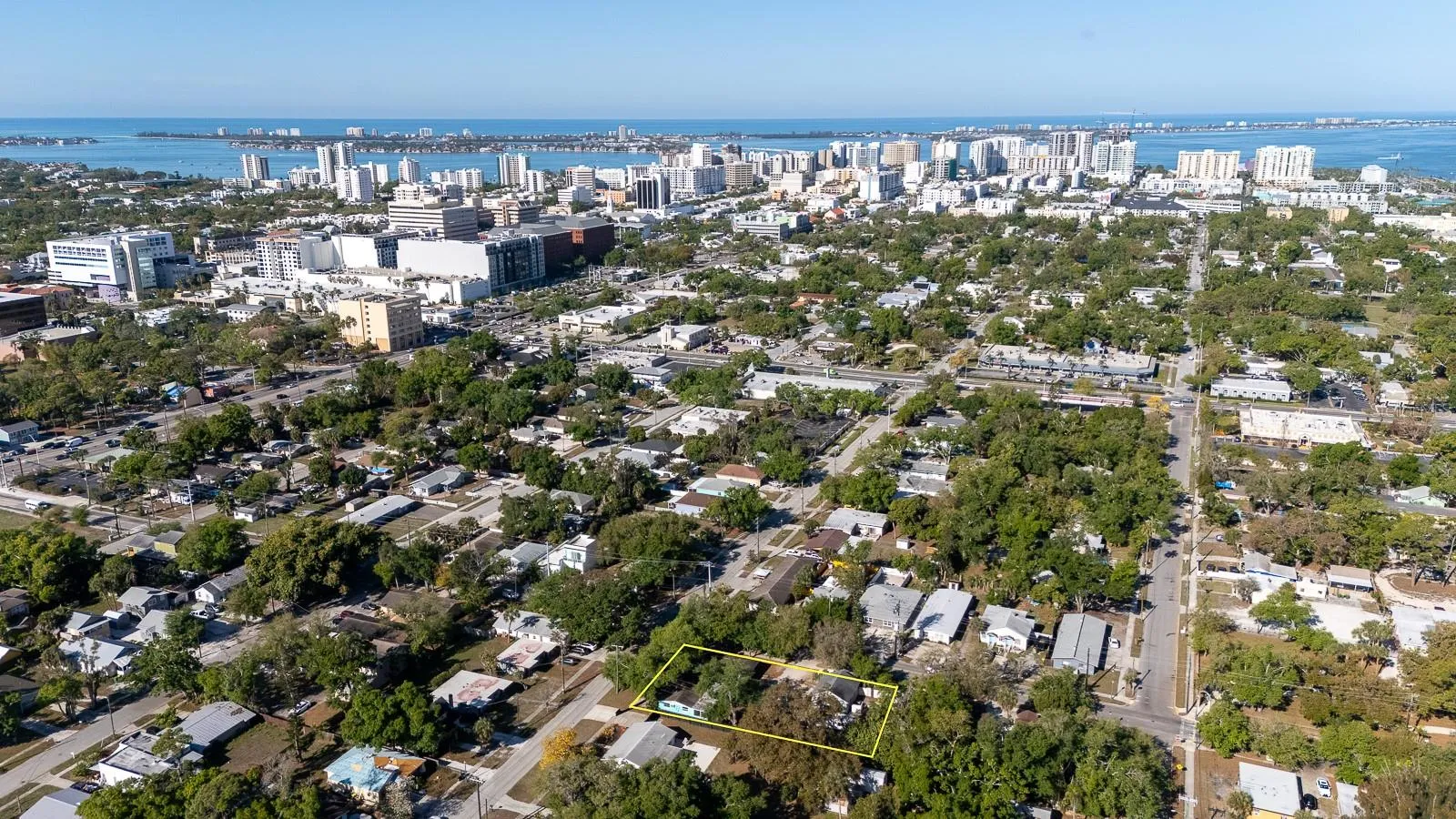 Potential to own .35acres close to downtown with purchase of House next door.