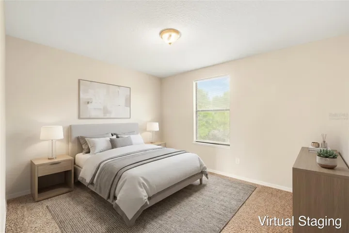 Virtually staged
