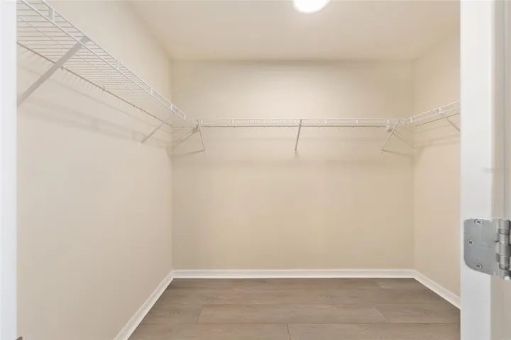 Large walk-in closet
