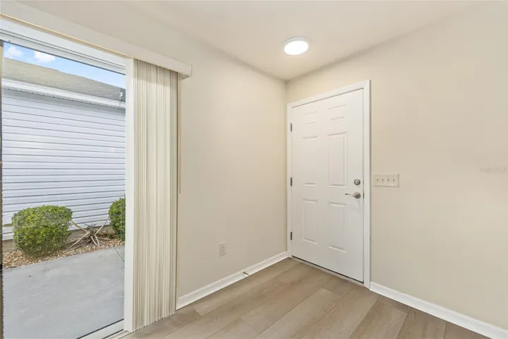 Inside looking at Front Door