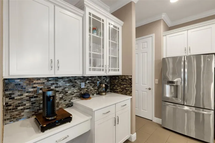 Behind the door is a large Walk-In Pantry