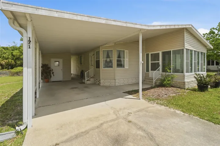 Carport for covered parking