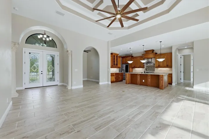 Formal Double Door Entry - Open Floorplan