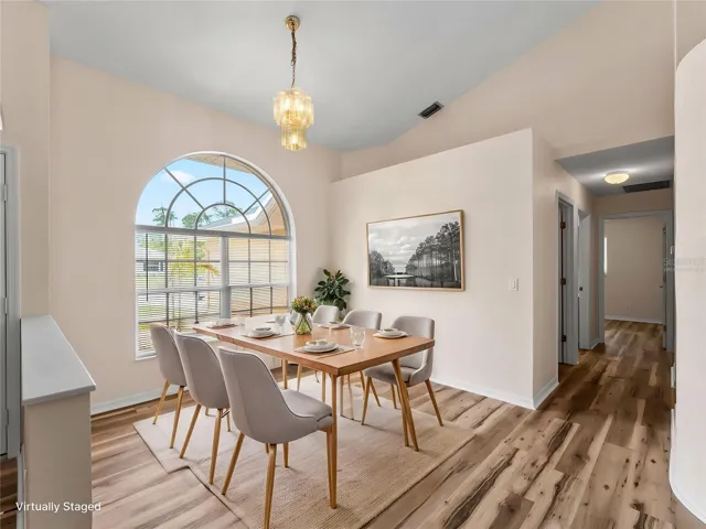 Virtually Staged Dining Room