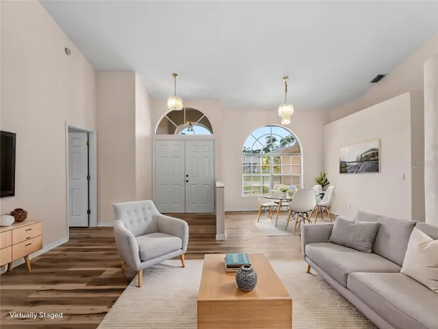 Virtually Staged Living Room