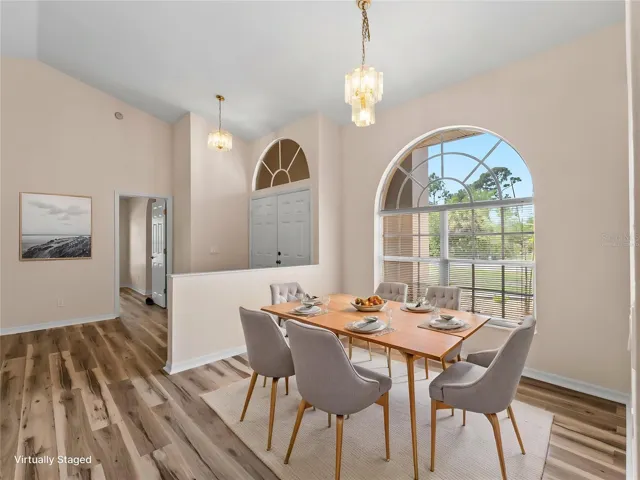 Virtually Staged Dining Room
