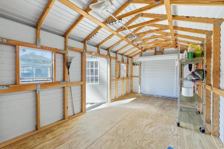 Storage Shed Included