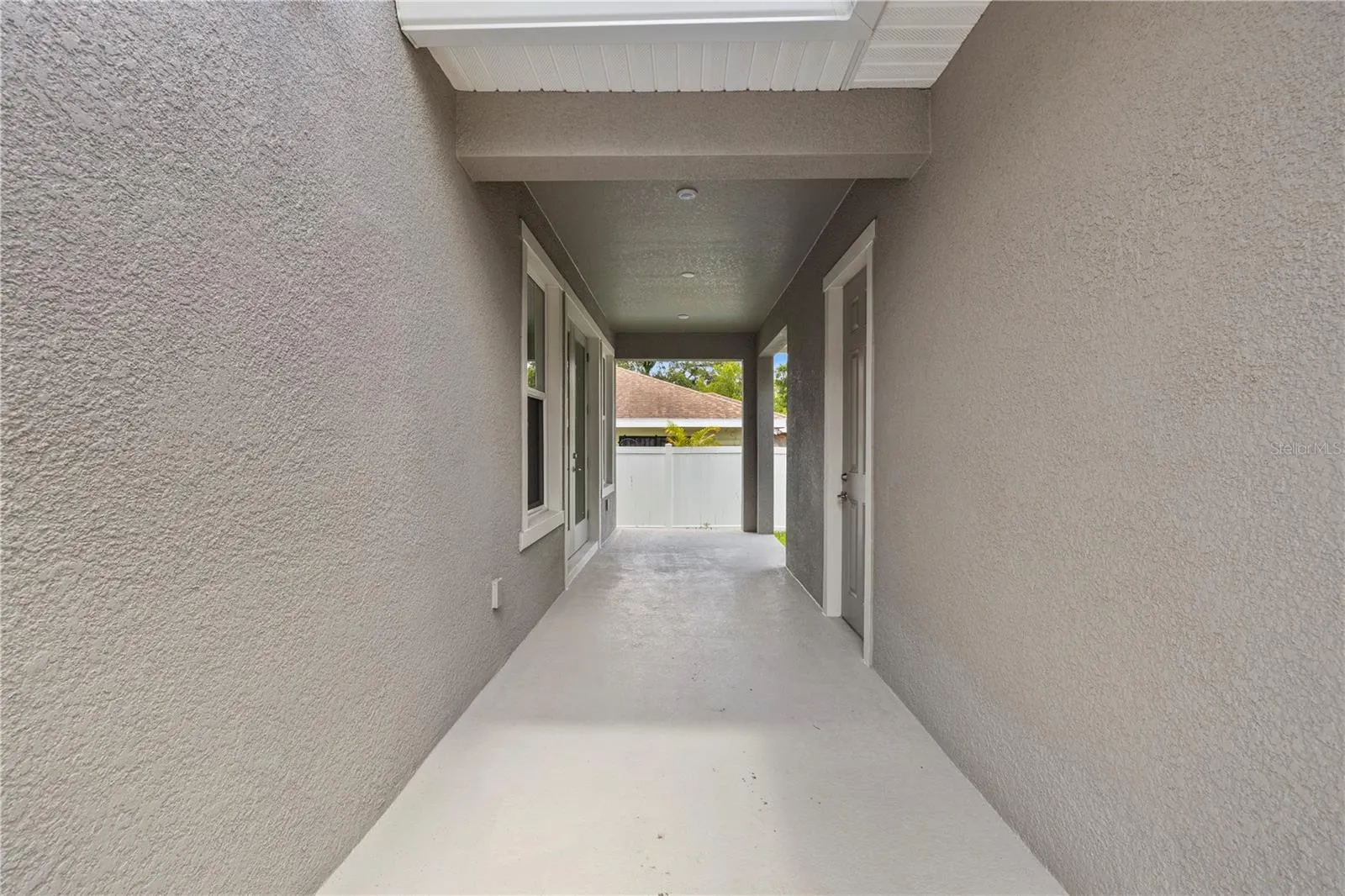 Shaded breezeway