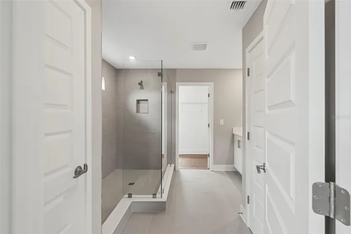 Master bathroom entrance