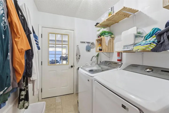 Laundry off Garage