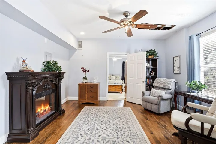 Main floor seating area