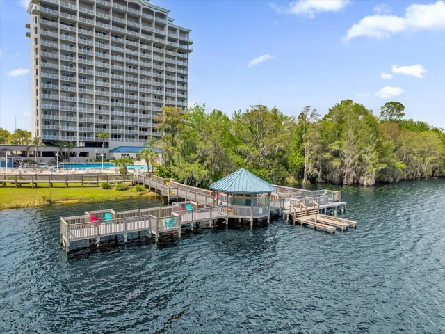 View to the building from Lake