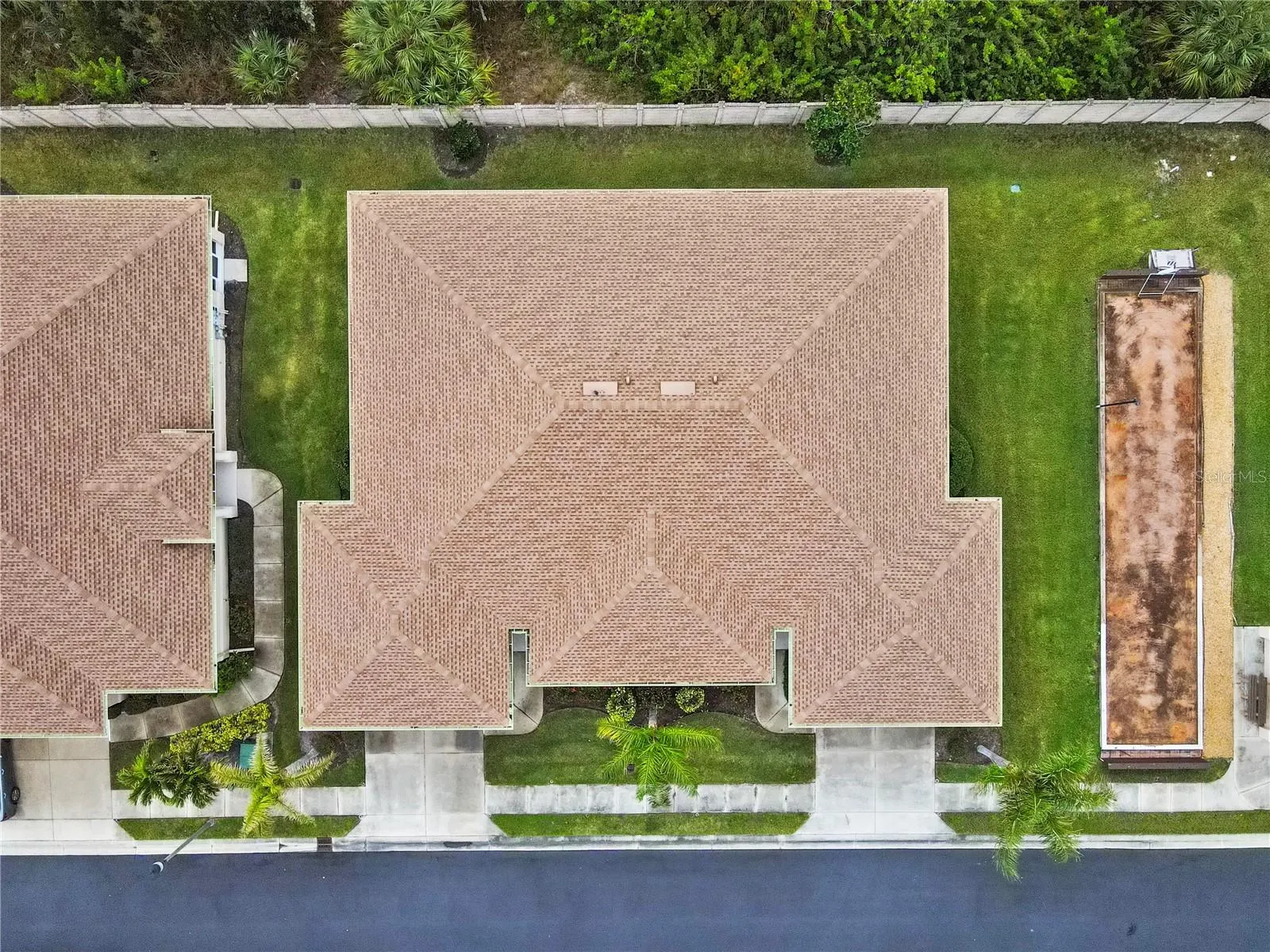 arial view
