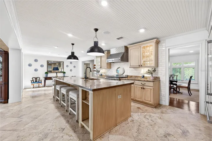 Natural gas range and NEW Sub-Zero Refrigerator
