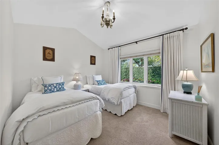 3rd bedroom with vaulted ceilings