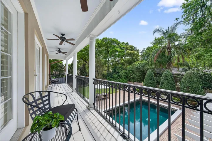 Primary suite balcony