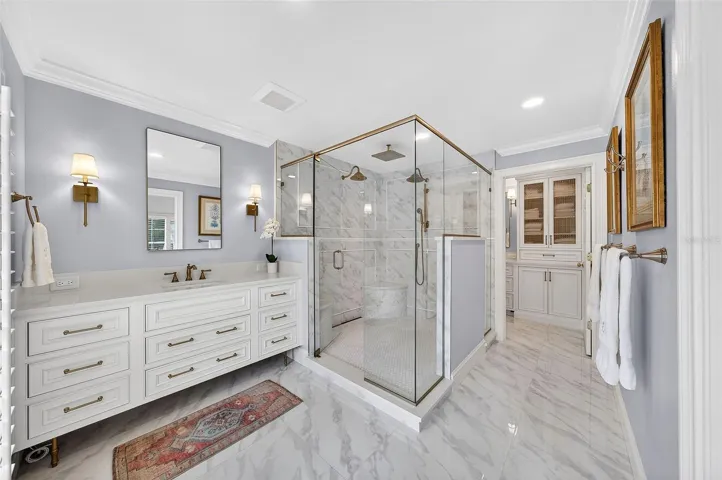 Renovated bathroom- 2 vanities