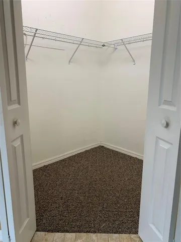 Primary walk in closet