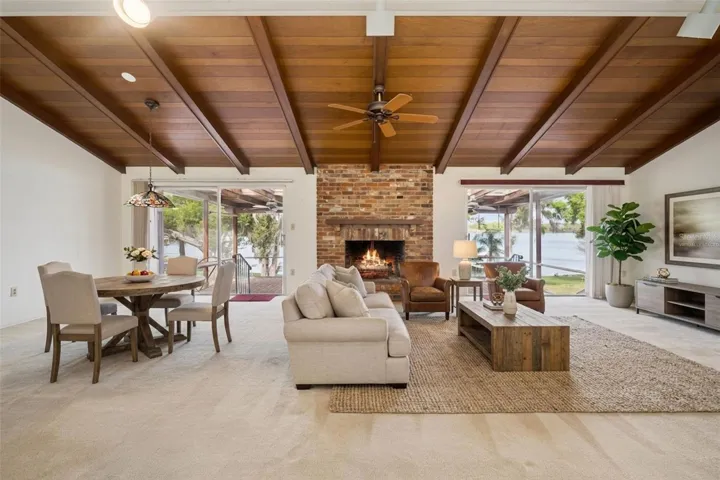 Virtually Staged. Living/Dining Area