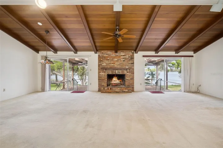 Living Room w/ Lake Views