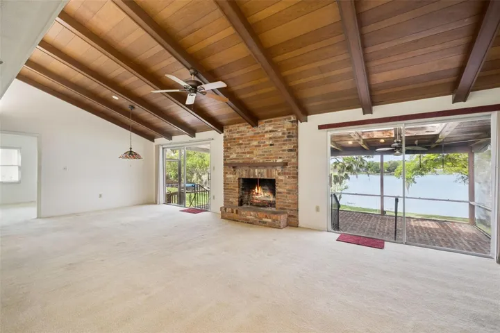 Living Room w/ Lake Views