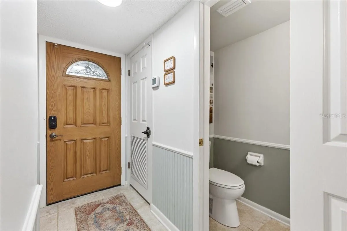 half bathroom downstairs