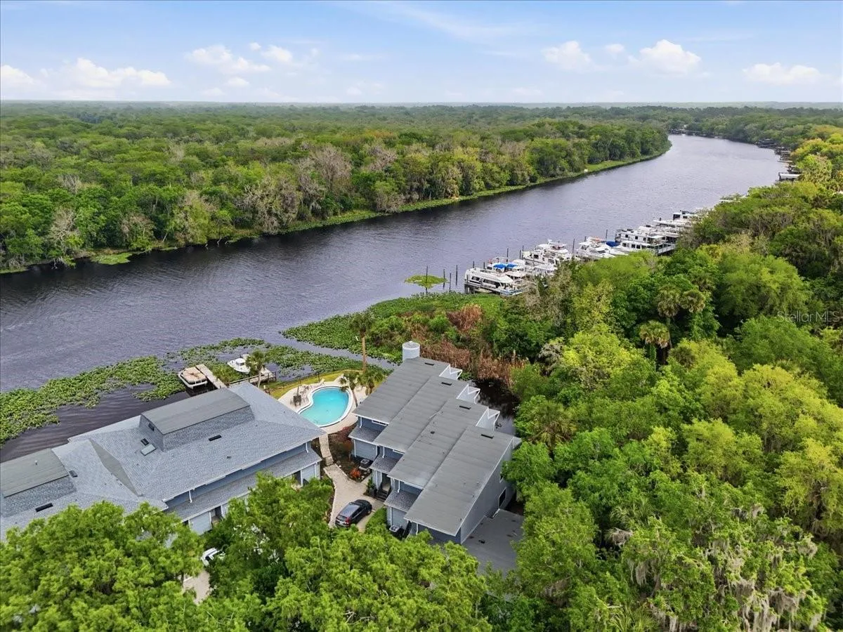 Canal and community pool View