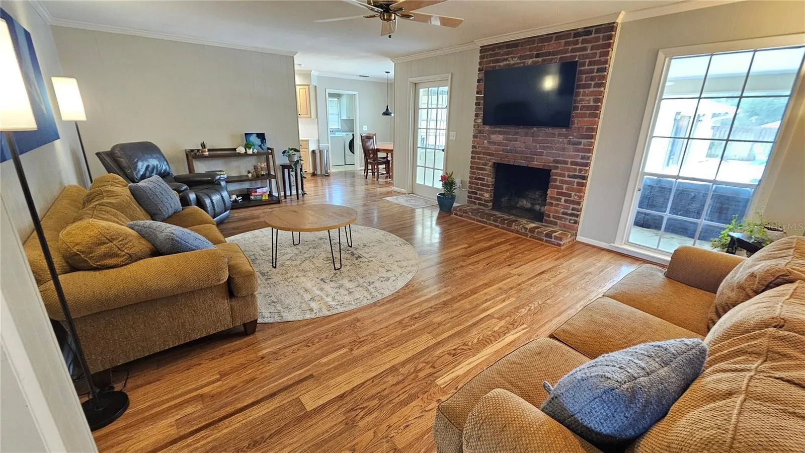 Family Room with fireplace