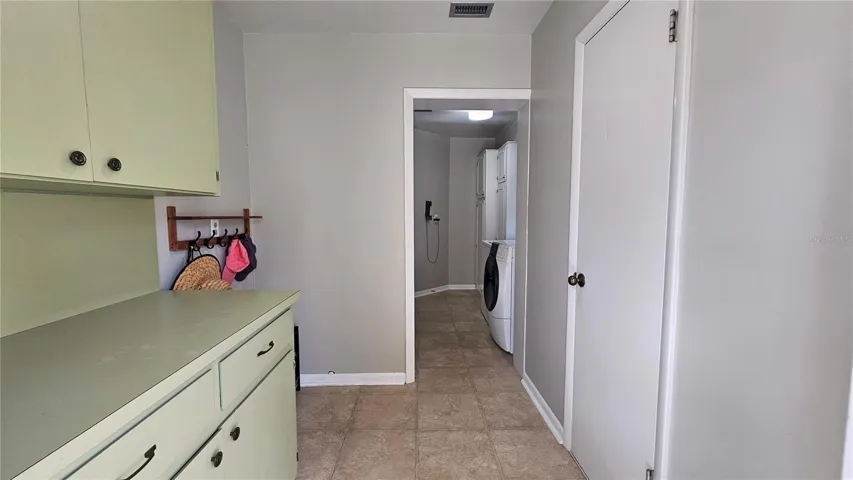Looking back into Laundry Room
