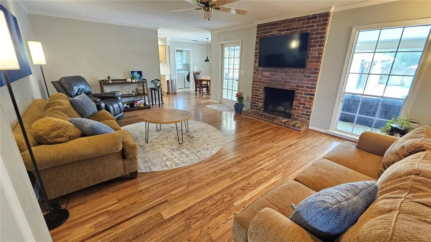 Family Room with fireplace