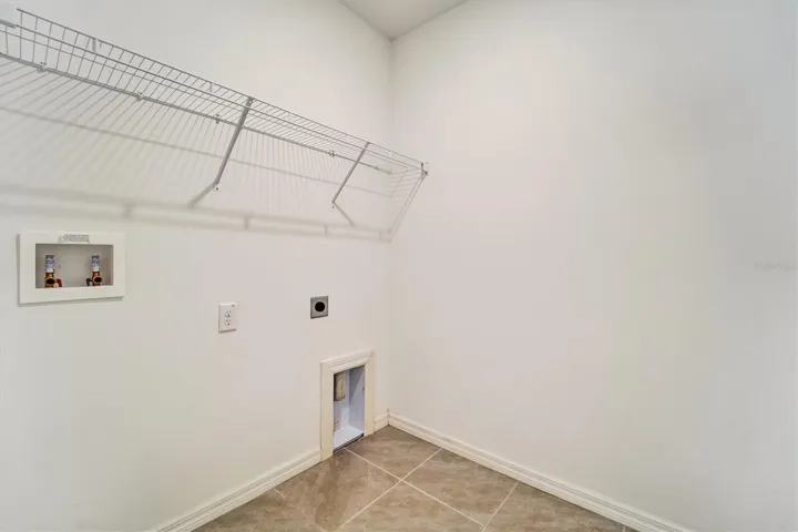 Inside laundry room