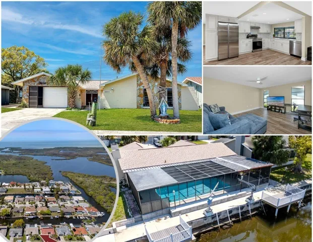 Great 3 bed, 2 bath Canal home at 9903 San Mateo Way, Port Richey, FL 34668