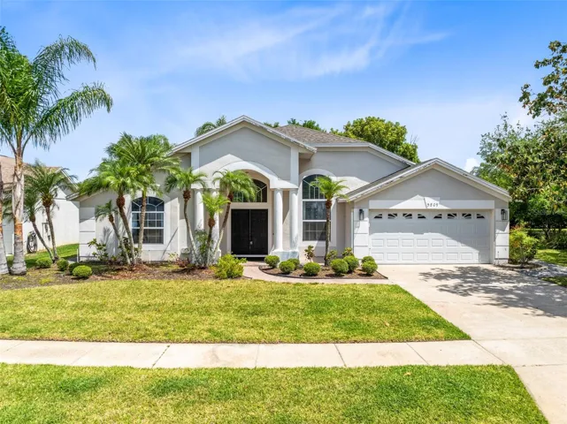 Welcoming Front with Mature Landscaping